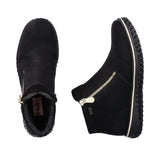 Rieker Women's Cordula 65 Ankle Boot Black / Black