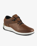 Dark Olive Green Powerlace Men's Urban Auto-Lacing Brown Leather