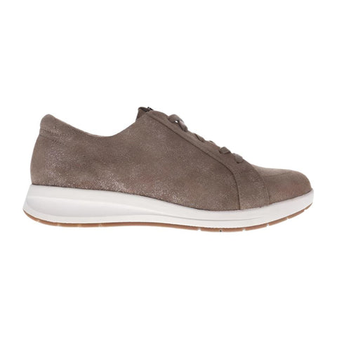 Dim Gray Revere Women's Athens Lace Up Sneaker Rusty Metallic