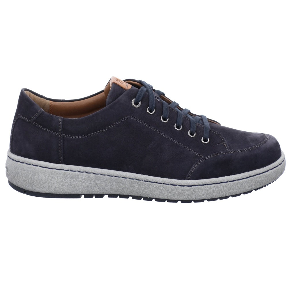 Dark Slate Gray Josef Seibel Men's David 03 Tie Up Sneaker Indigo
