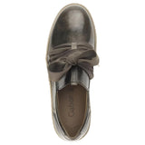 Dark Olive Green Gabor Women's Megan Sneaker Bronze Patent Leather