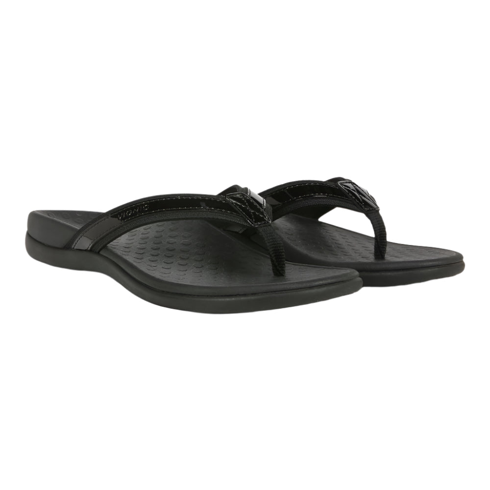 Dark Slate Gray Vionic Women's Tide II Flip Flops Black