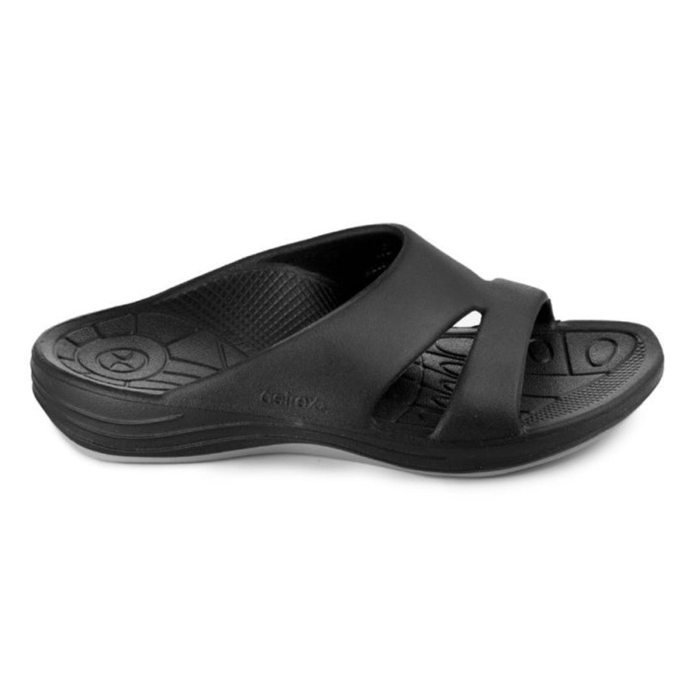 Aetrex Women's Bali Slides Black – Comfort Shoe Shop