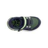 Dark Slate Gray Stride Rite Little Boys M2P Lump Bounce Sneaker Velcro Green Gecko
