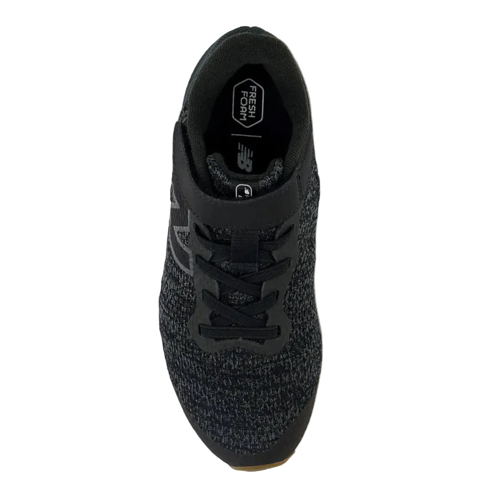 Dark Slate Gray New Balance Boys Arishi v4 Bungee Lace Black