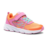 Thistle Saucony Little Girls Wind A/C Velcro Sneaker Pink / Coral