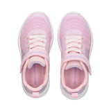 Thistle Skechers Little Girls GO RUN 650 - Fierce Flash Velcro Pink / Lavender