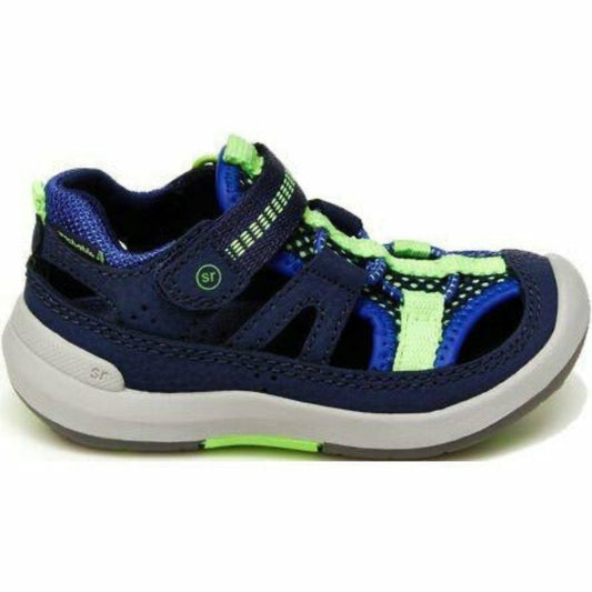 Dark Slate Gray Stride Rite Infant/Toddler Boys SRT Stretch Wade Sandal Velcro Navy