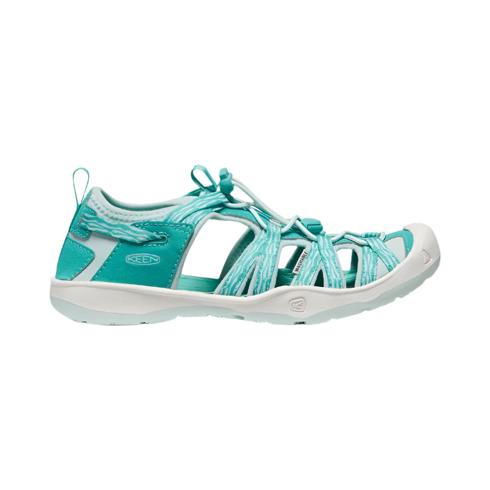 White Smoke Keen Girl's Moxie Sandal Waterfall/Bluegrass