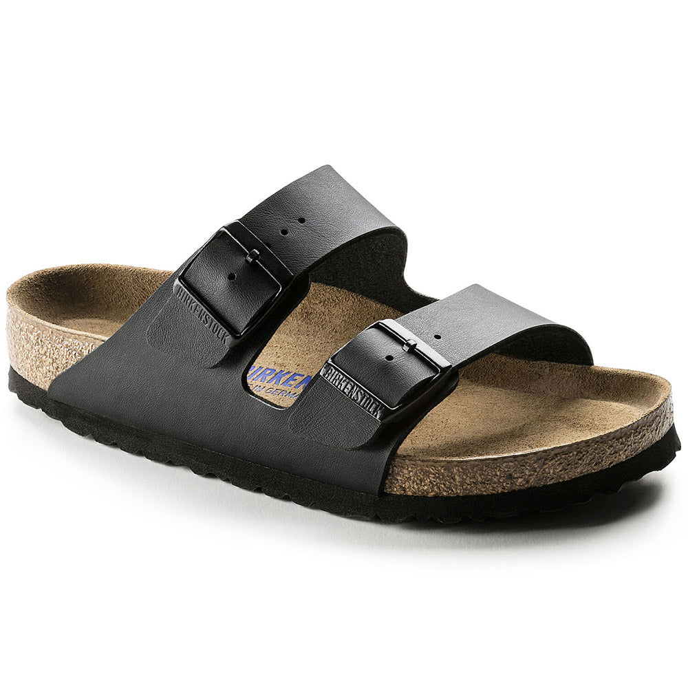 Dark Slate Gray Birkenstock Arizona Soft Footbed Black Birko-Flor