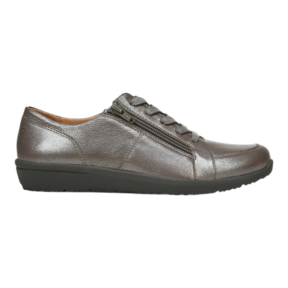 Dim Gray Vionic Abigail Lace Up Pewter