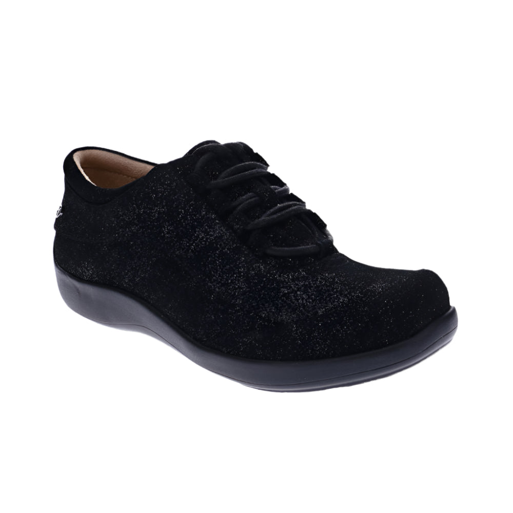 Black Revere Women's Alberta Lace Up Midnight