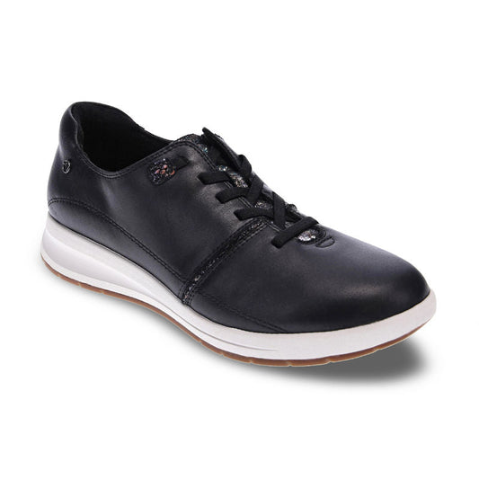 Light Gray Revere Women's Crete  Casual Sneaker Black Python