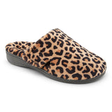 Rosy Brown Vionic Gemma Slippers Natural Leopard