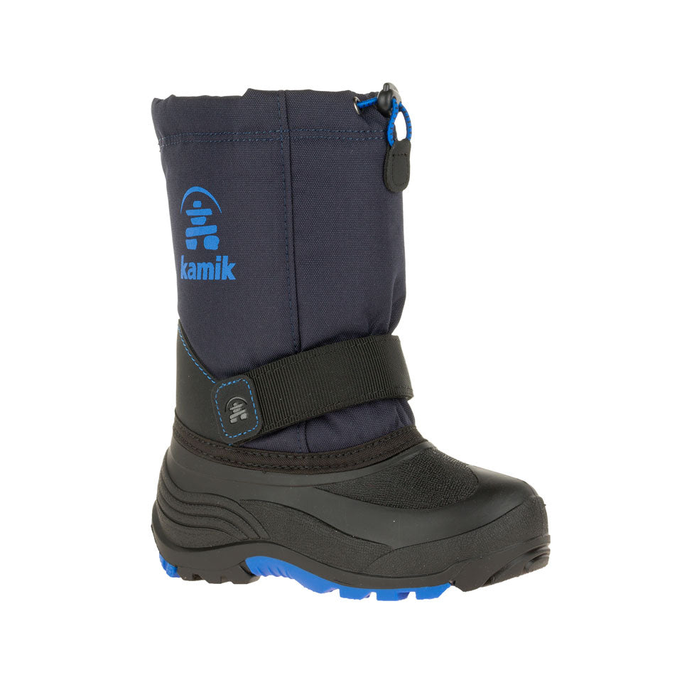 Dark Slate Gray Kamik Kid's Rocket  Snow Boot Navy