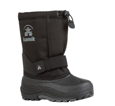 Dark Slate Gray Kamik Kid's Rocket  Snow Boot Wide Black