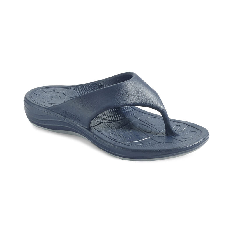 Dim Gray Aetrex Men's Maui Orthotic Flips