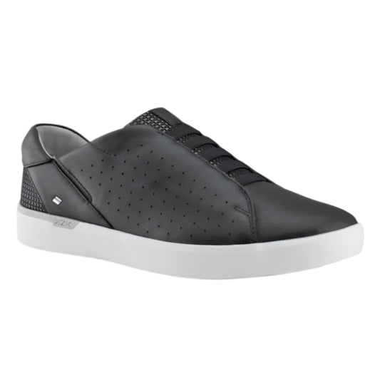 Dark Slate Gray Kizik Miami Women's Casual Shoes Black Leather