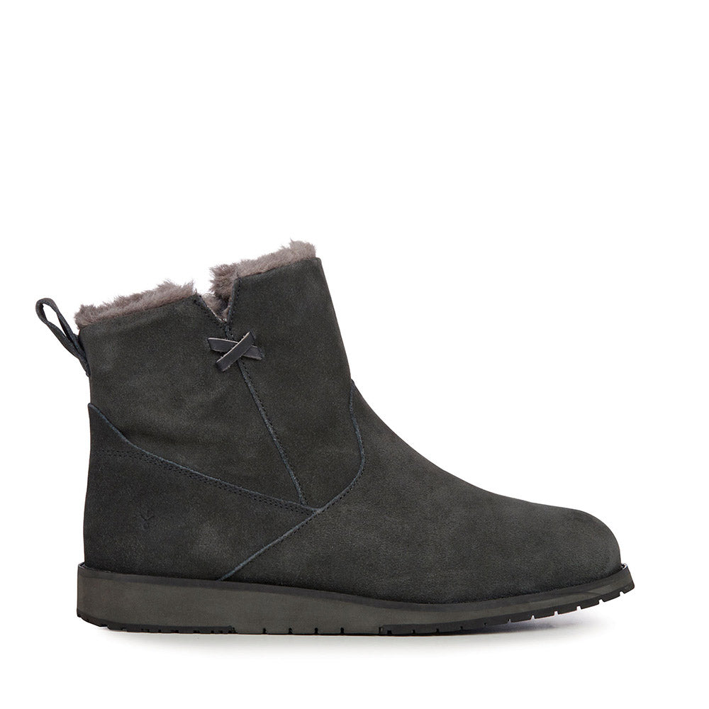 Dark Slate Gray Emu Australia Beach Mini Women's Boot Dark Grey