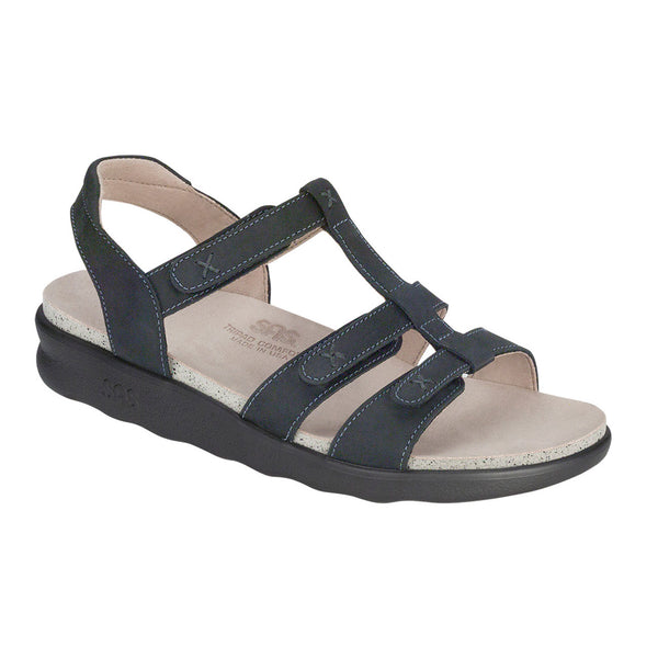 Gray Sas Women's Sorrento Sandal Nero