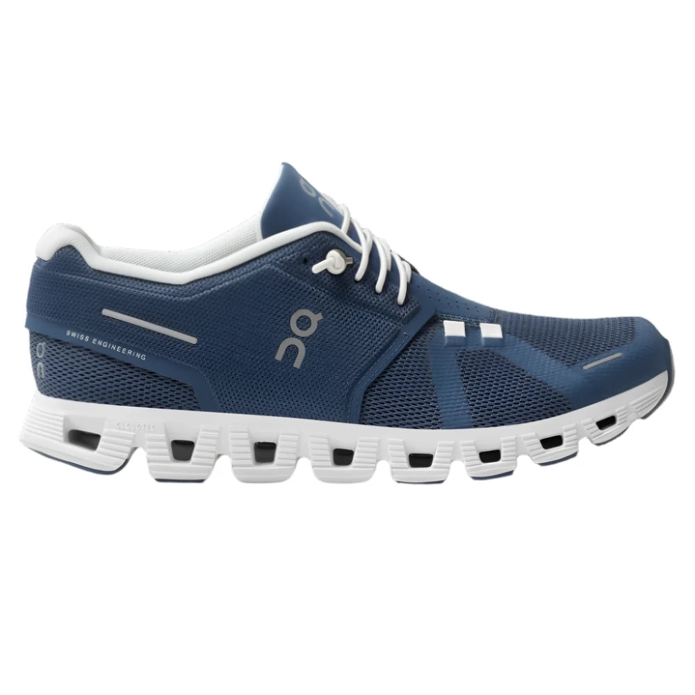 Dark Slate Gray On Running Women's Cloud 5 Denim / White