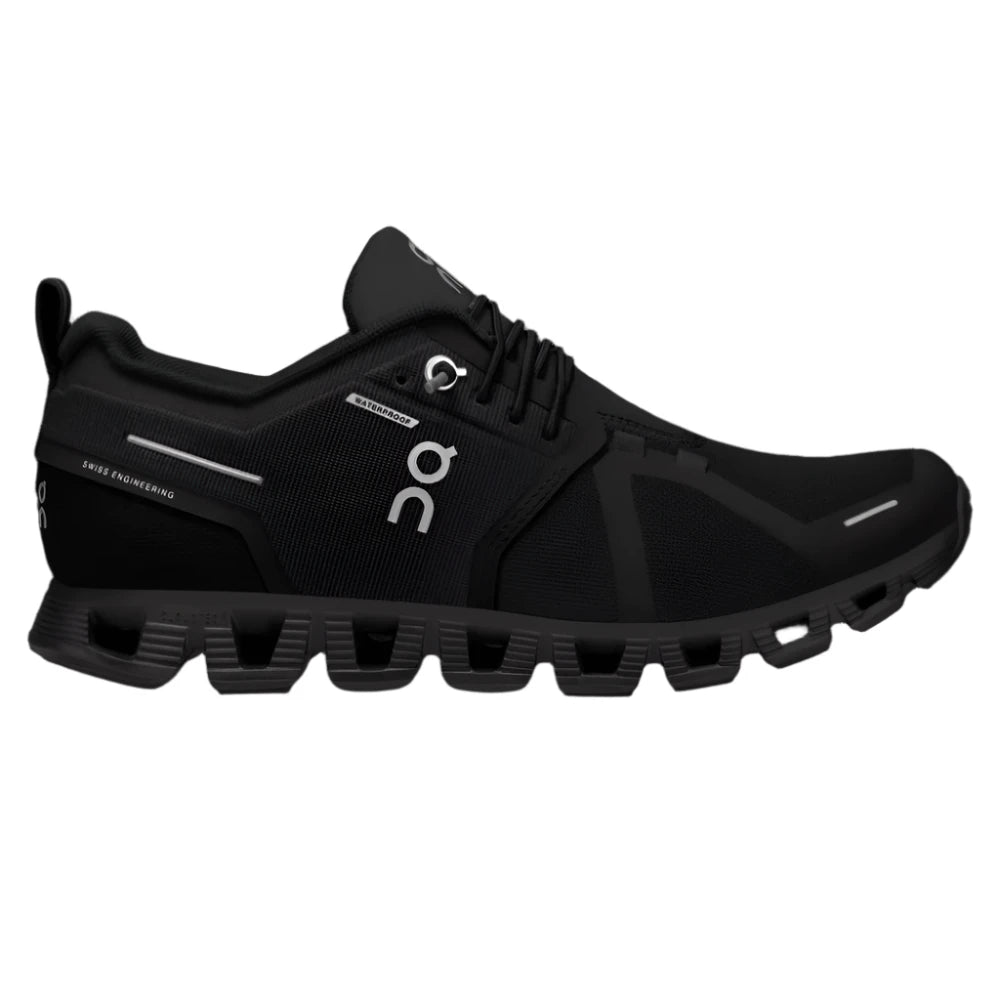 Black On Running Women's Cloud 5 Waterproof Black