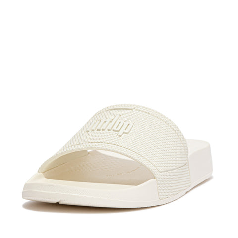 Antique White FitFlop Women's iQuision Pool Slides
